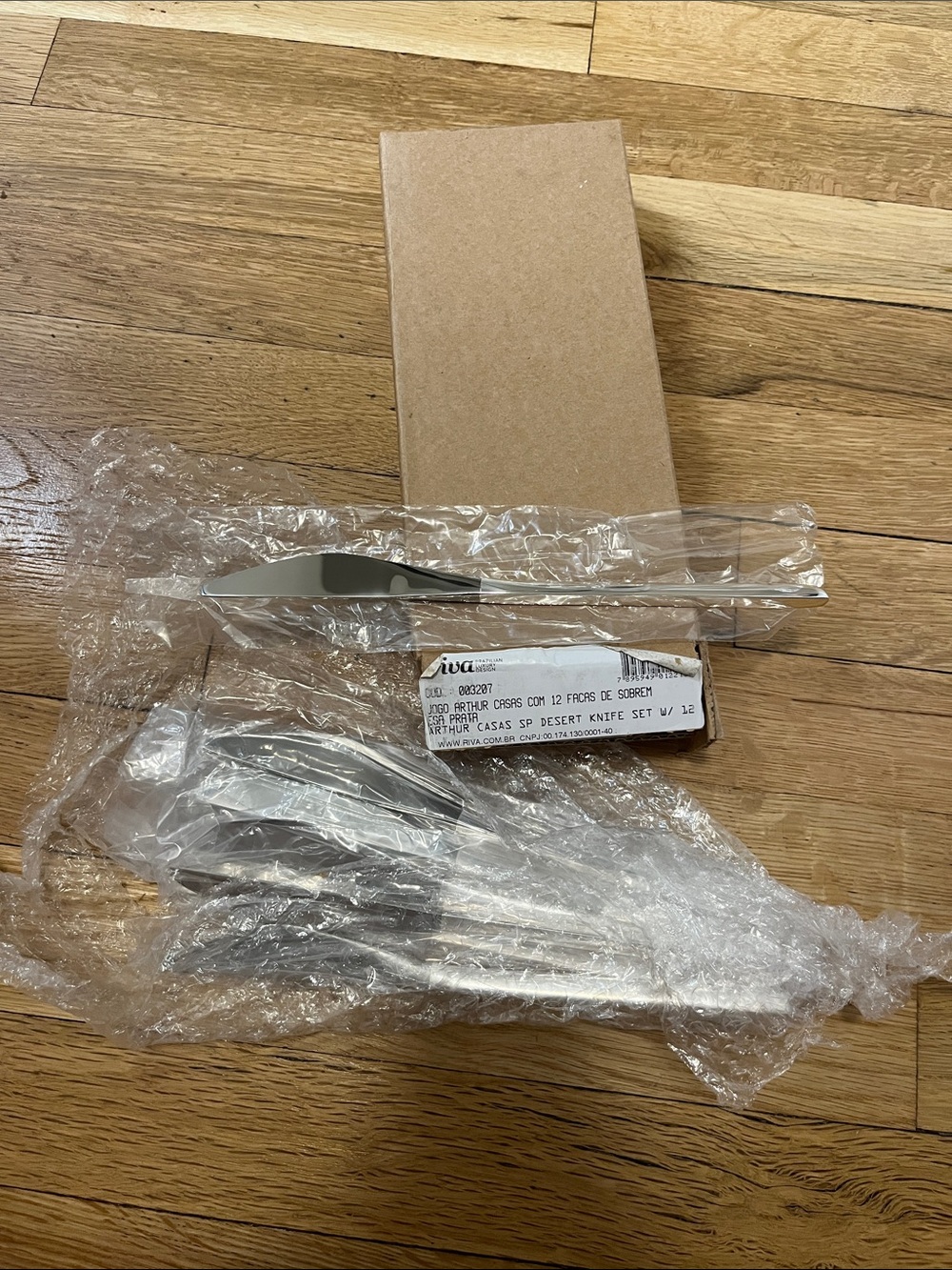 Stainless Steel Knife Set - Sleek Silver Finish